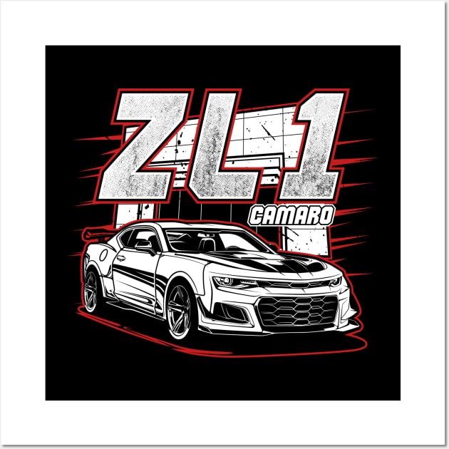 Camaro ZL1 Wall Art by idrdesign